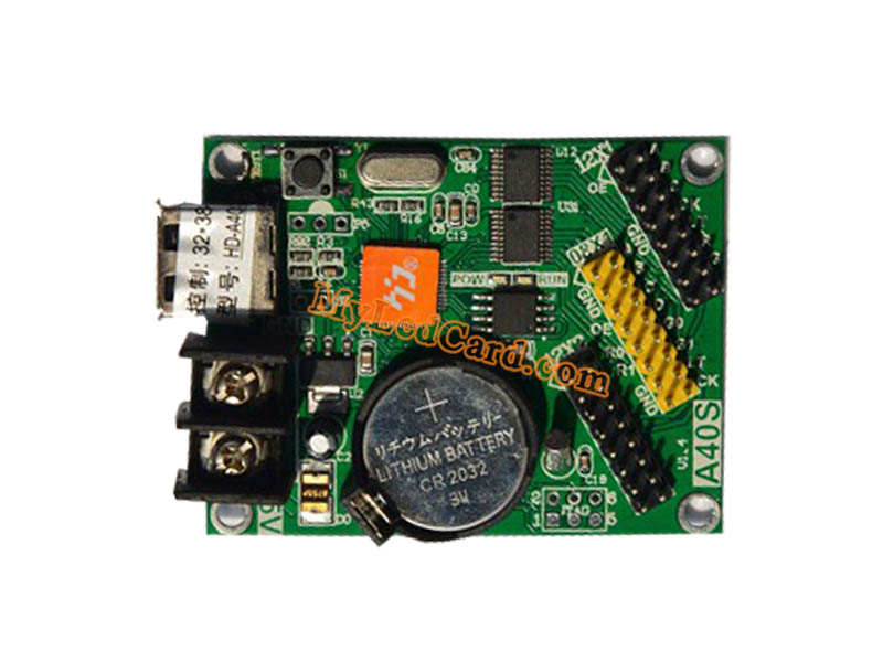 HD-A40S USB Port LED Display Sign Controller Card